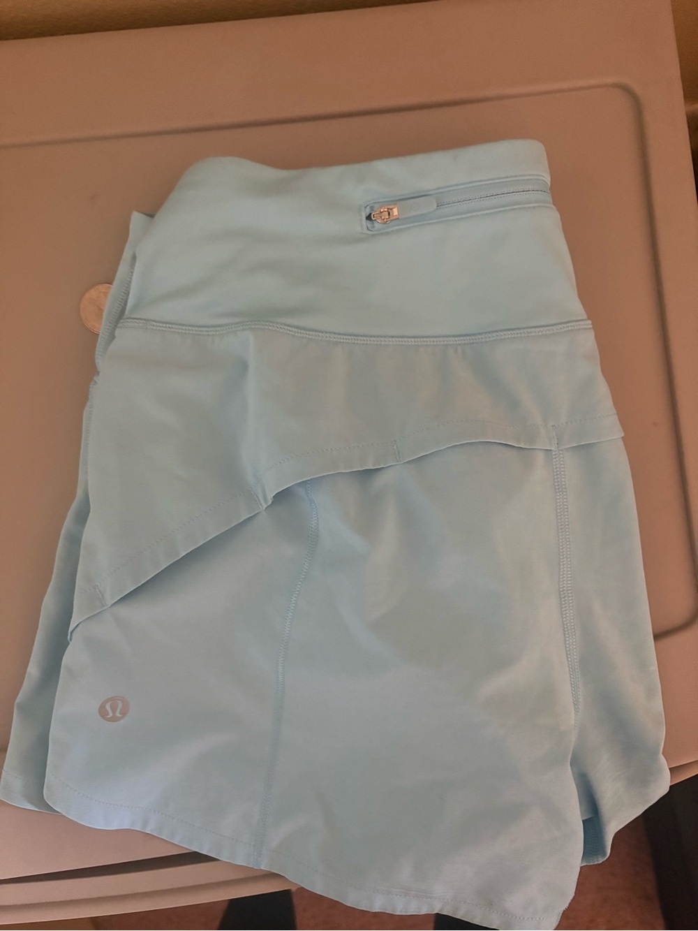 Lululemon Light Blue Athletic Shorts